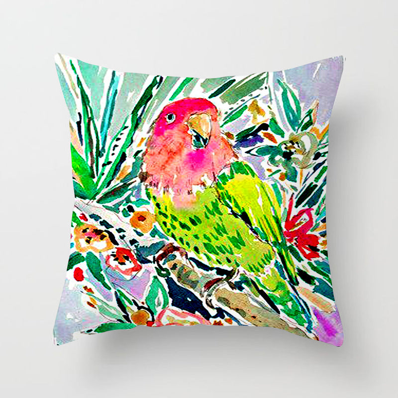Home Decor Living Room Sofa Graffiti Flower Print Pillowcase Home Decor Living Room Sofa Graffiti Flower Print Pillowcase